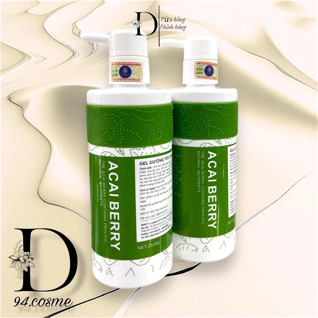 GEL DƯỠNG TÓC XOĂN ACAI BEAUTY Pháp 260ML