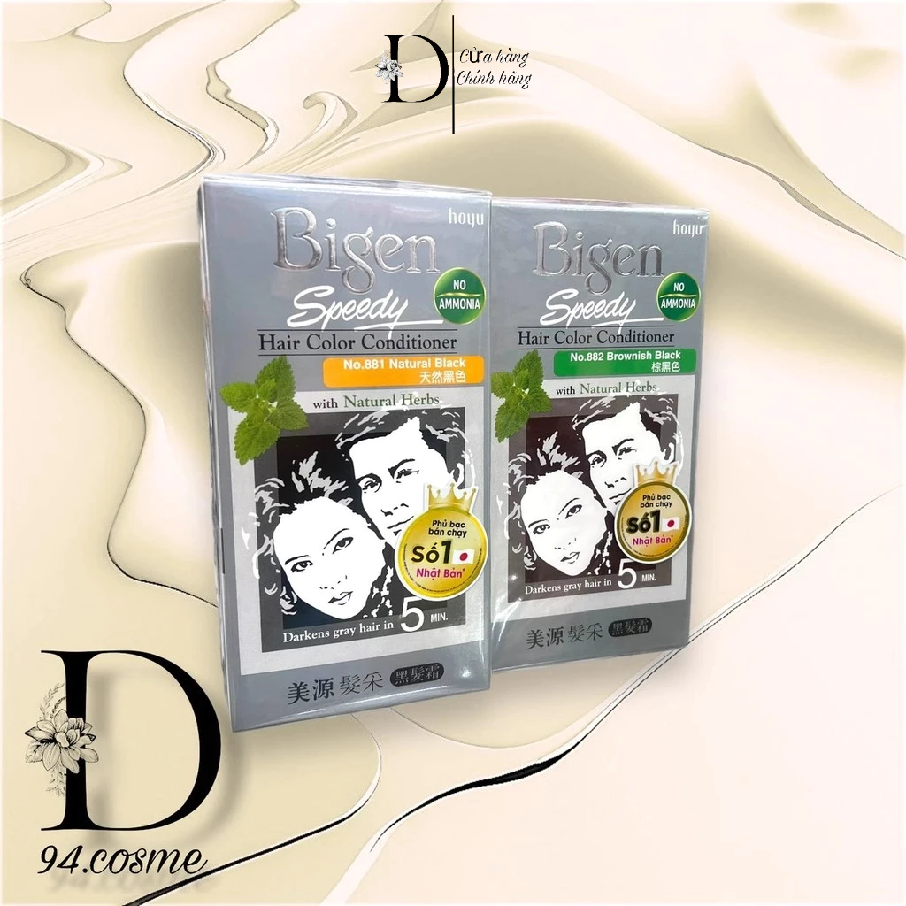 THUỐC NHUỘM TÓC HOYU BIGEN SPEEDY HAIR COLOR CONDITIONER VỎ XÁM