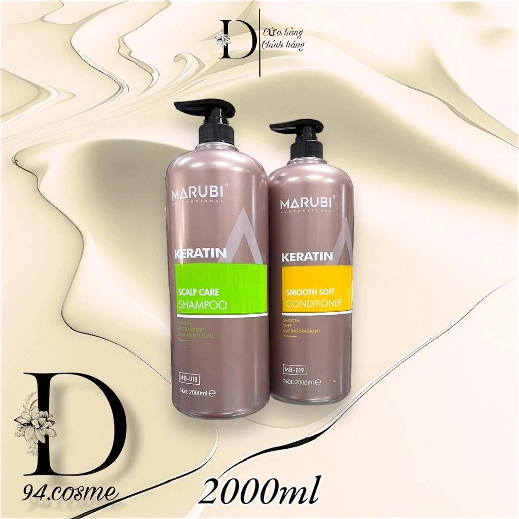 Cặp gội xả Marubi Keratin chính hãng