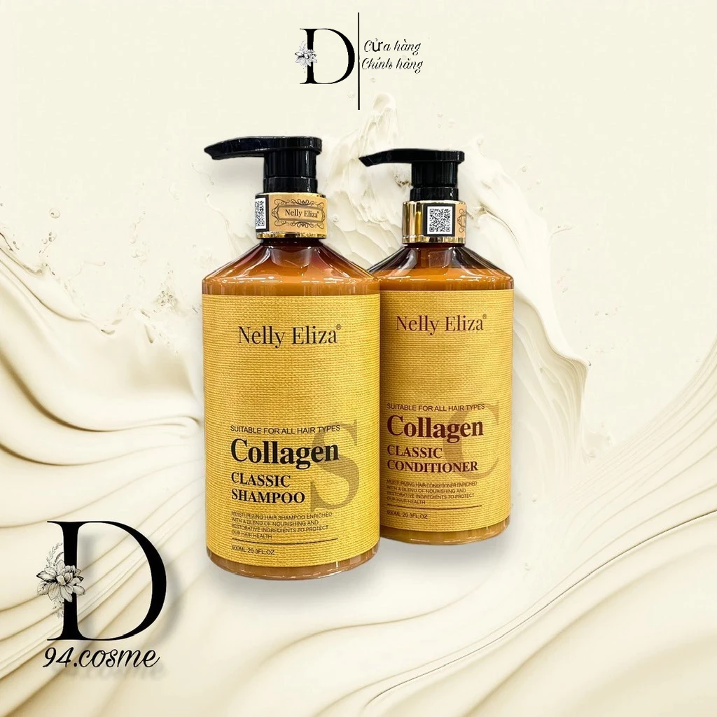 Dầu gội Nelly Eliza Collagen Classic 600ml