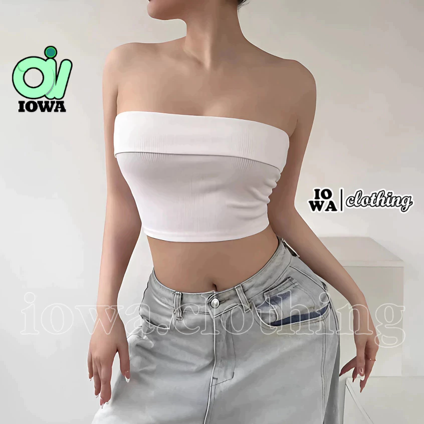 (XẢ HÀNG) Áo Croptop ỐNG 2 TẦNG TRƠN Nữ Chất Thun Gân Kiểu Sexy Nữ BM16, Áo Ôm Body Đẹp Tôn Dáng IOWA