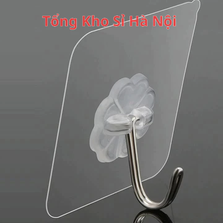 Combo 30 Móc Dán Tường Siêu Dính Trong Suốt Chịu Lực Tốt Treo Tường Chắc Chắn