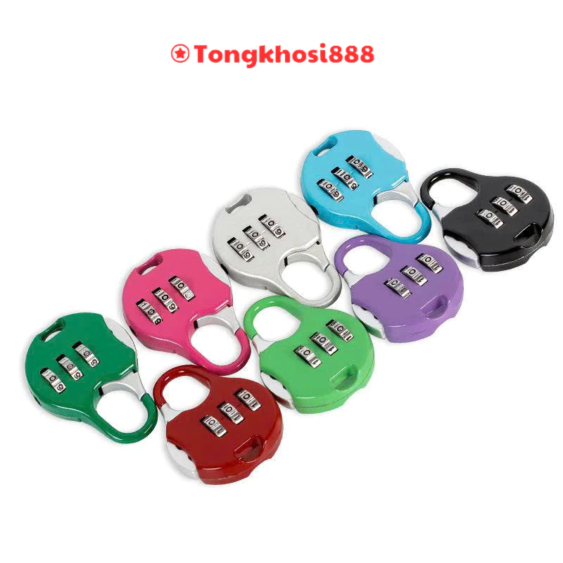 PVN69129 Khoá số balo, vali, hành lý mini tiện lợi giá rẻ tongkhosi888