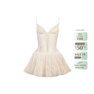 ONONMADE Đầm Ren Ngắn Hai Dây Dáng Xoè Tiểu Thư Nomi Dress