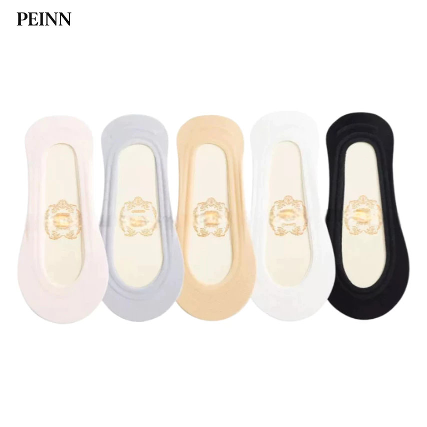 [Peinn] Tất vớ lười nam nữ TVA02 chất liệu cotton mềm mại, thoáng mát, đệm ngăn tuột gót