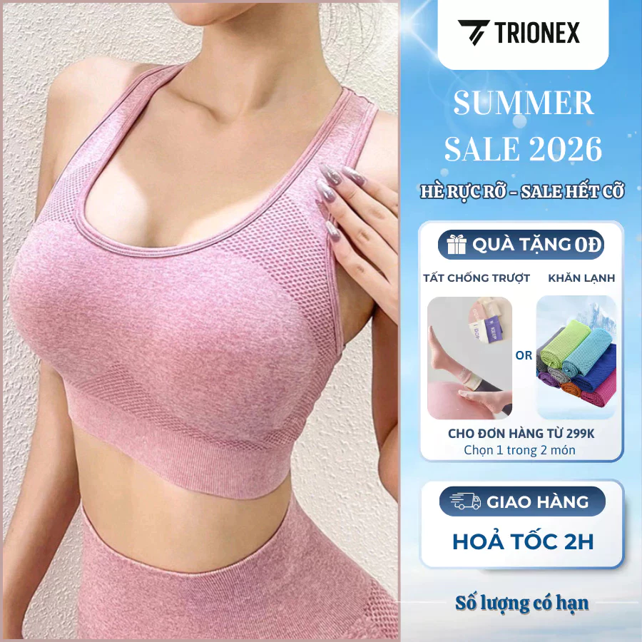 [K151] Áo Ngực Thể Thao TRIONEX Chống Sốc Nhanh Khô Độ Co Giãn Cao