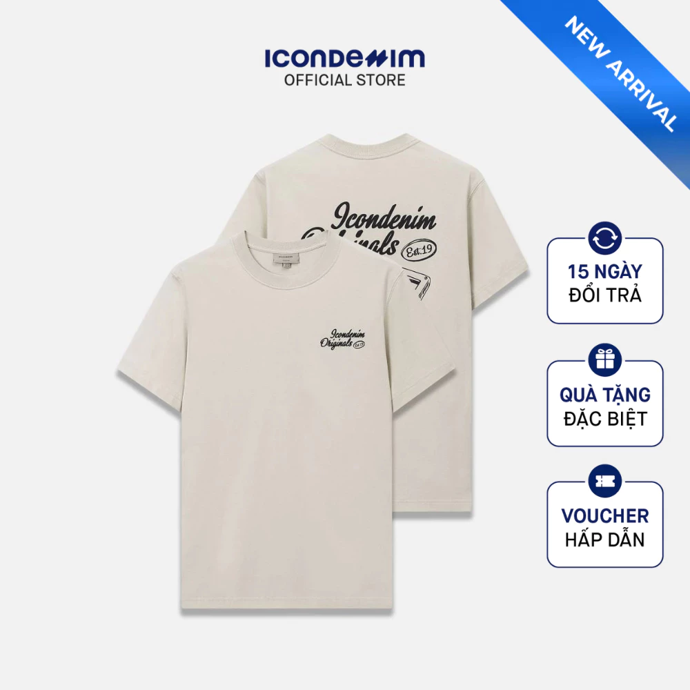 Áo Thun Nam ICONDENIM Old Memories Form Regular ATID0724