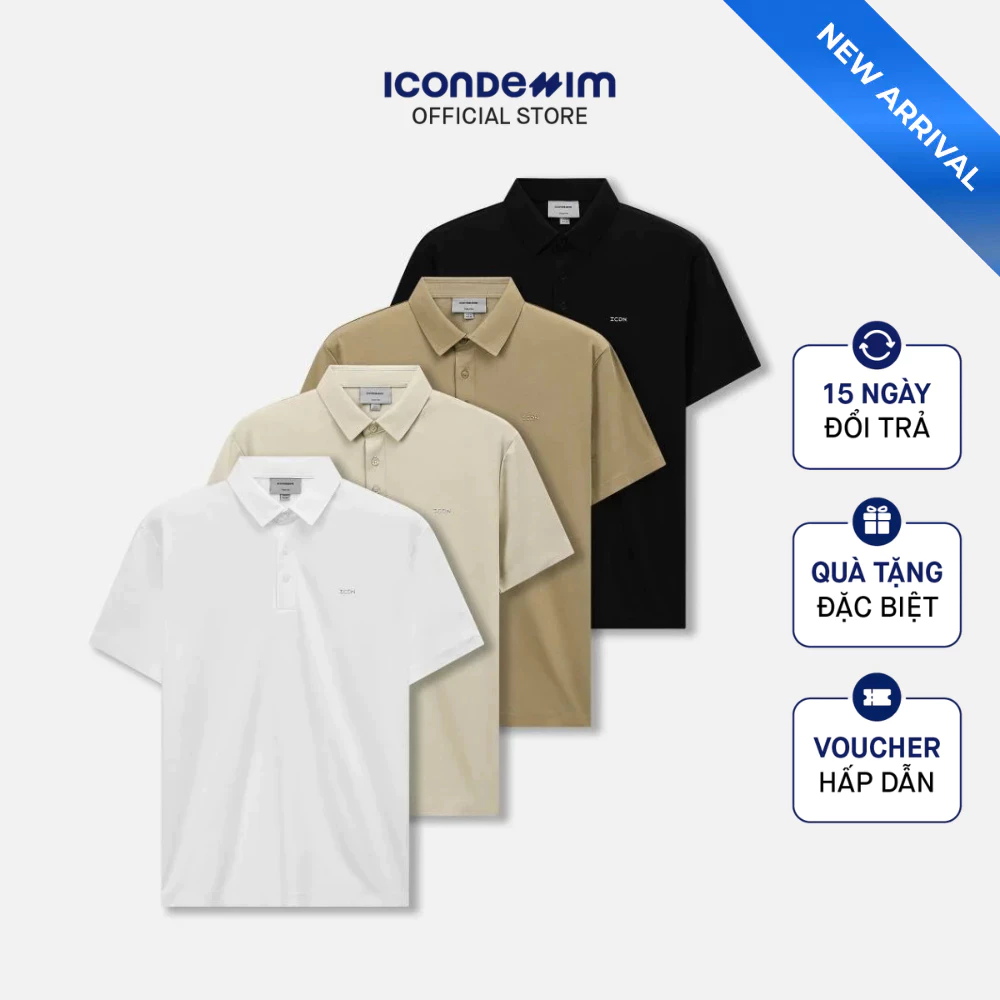 Áo Polo Nam ICONDENIM Puro Form Slim PLID0263
