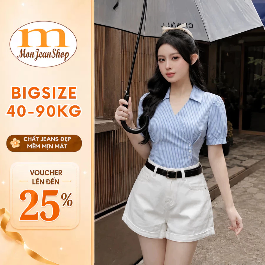 Quần Short Jean Nữ Quần Đùi Nữ Form Chữ A Chất Denim Cao Cấp Dày Dặn Hách Dáng Che Khuyết Điểm QC8801