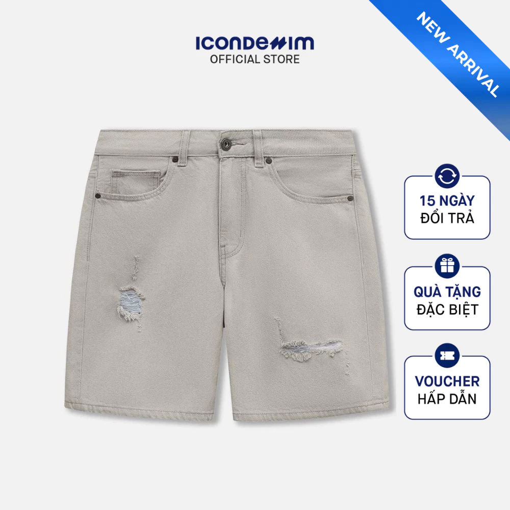 Quần Short Nam ICONDENIM Frontier Form Loose QSID0281