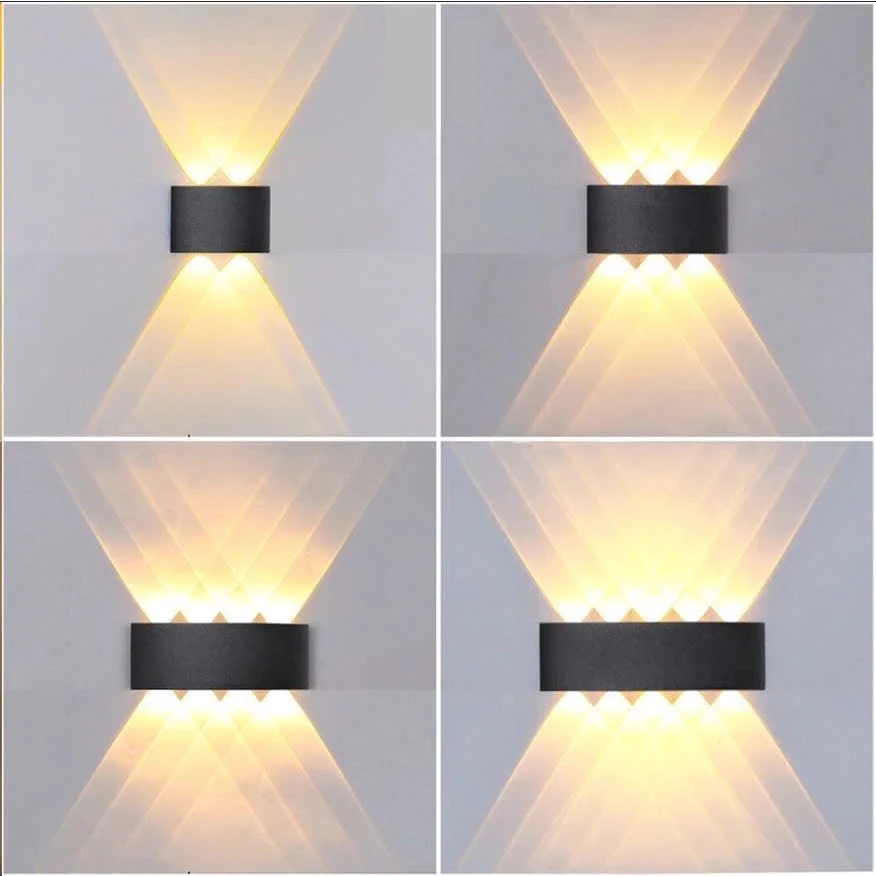 Đèn hắt tường 2 đầu trang trí gắn treo tường cầu thang ban công. 6- 8 -10 Tia.Điện vào 220v Kháng Nước