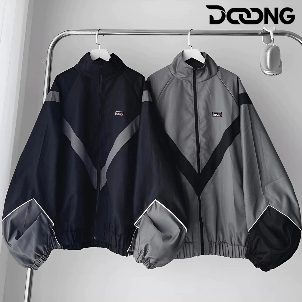 [XẢ HÀNG] Áo Khoác Dù MT SUN Unisex Nam Nữ Chất Dù 2 Lớp Mát BM294, Áo Khoác Bomber form Rộng Phối Màu Thêu Logo DOONG