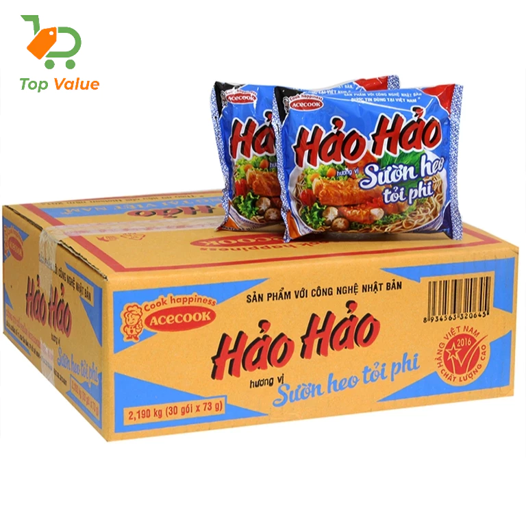 [Top Value] Thùng mì Hảo Hảo FDI-OR-007 thơm ngon tròn vị thùng 30 gói