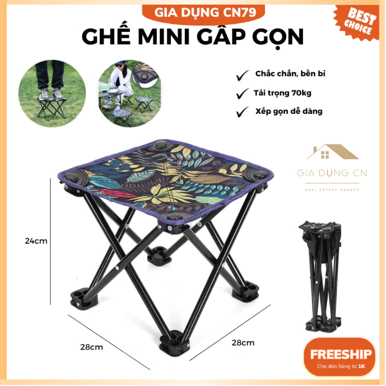 Ghế Gấp Gọn Camping Tmountain, Ghế Xếp Dã Ngoại Du Lịch Ngoài Trời Chịu Tải 150kg Công Dụng Đa Năng