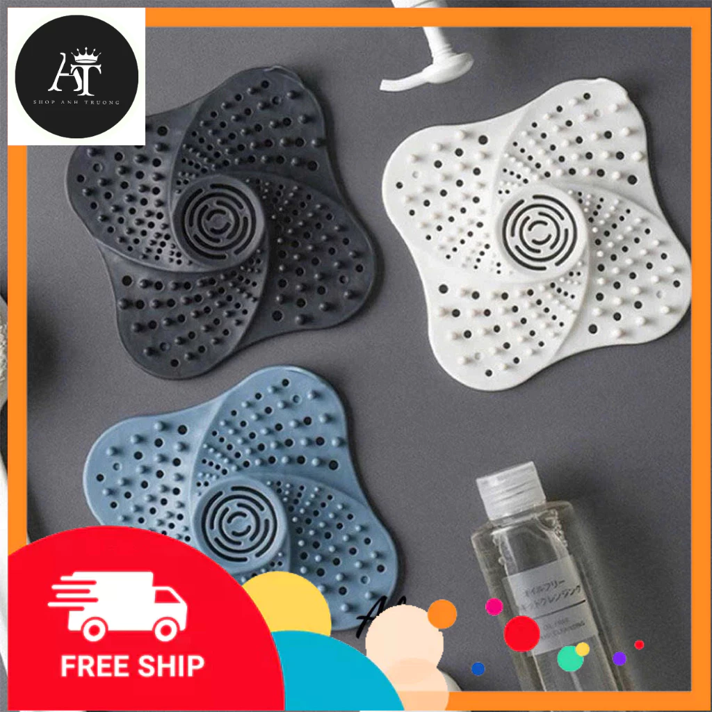 Nắp Đậy Cống Thoát Nước Sàn Nhà Tắm, Bồn Rửa Chén Bát Chống Tắc Nghẽn Tiện Dụng LệLệ