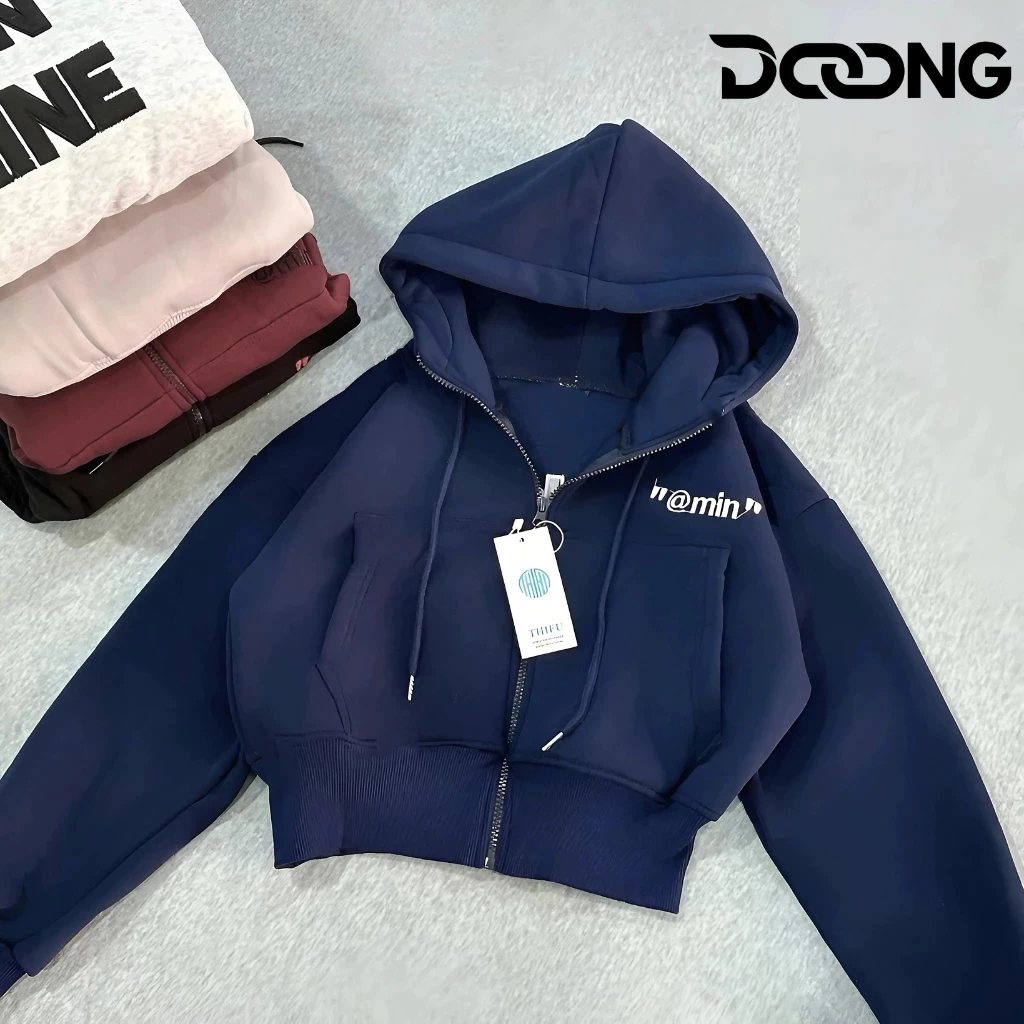 [XẢ HÀNG] Áo Khoác NỈ SUNSHINE THÊU NỔI FORM LỬNG Nỉ Bông Dày Dặn có túi trong BM287, Áo Khoác CAO CẤP Nam Nữ DOONG