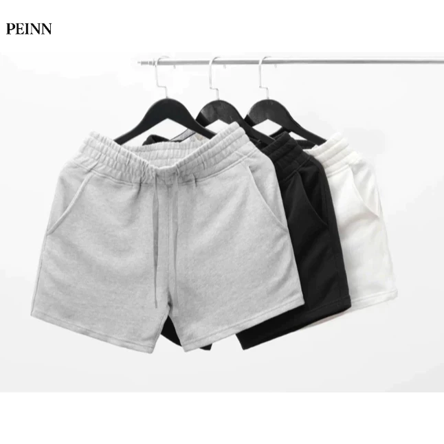 [Peinn] quần đùi cộc basic chất liệu vải da cá coton Menswear Pants Nam GM11