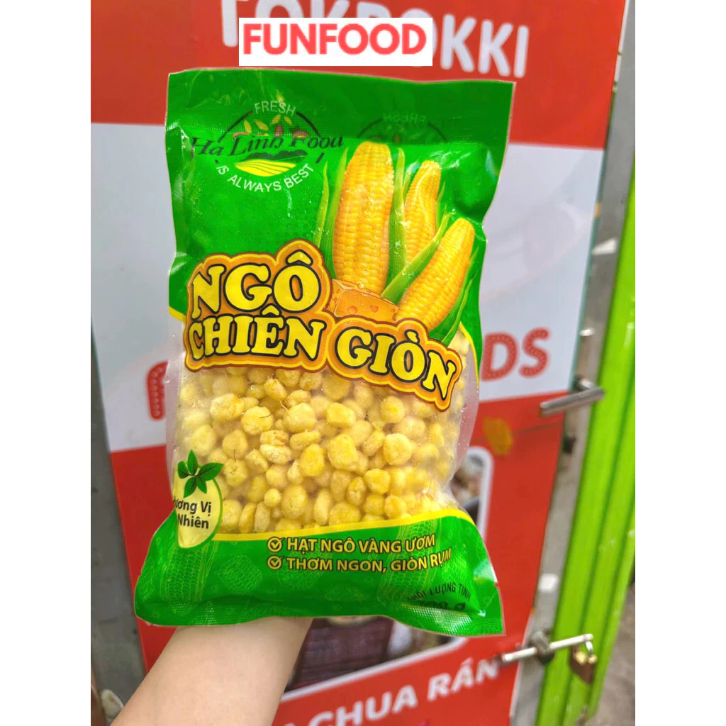Ngô chiên giòn đông lạnh 500g ( Hàng cty đầy đủ giấy tờ - Giao hàng nội thành HN chỉ 30 phút)