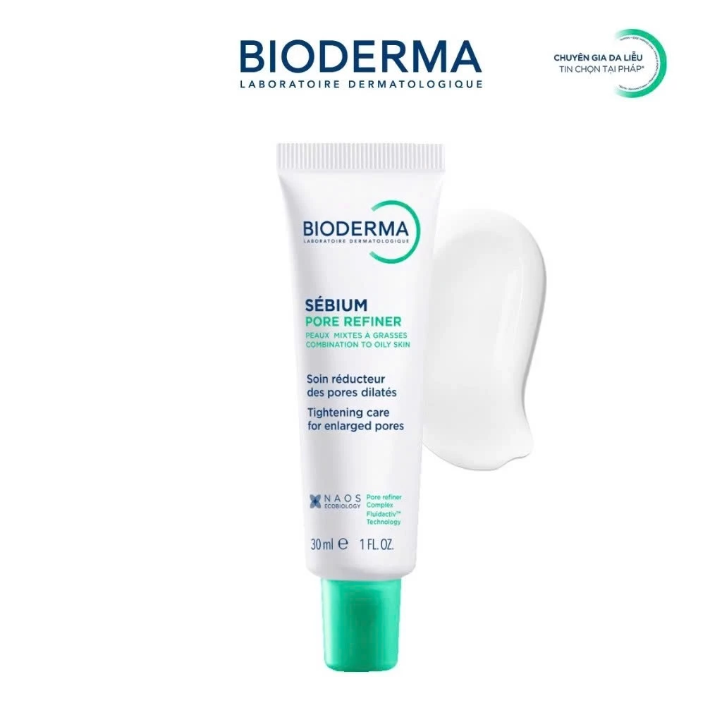 [BIODERMA - ĐÃ KÈM BÔNG TẨY TRANG 2026] Kem se nhỏ lỗ chân lông Bioderma Sebium Pore Refiner - 30ml