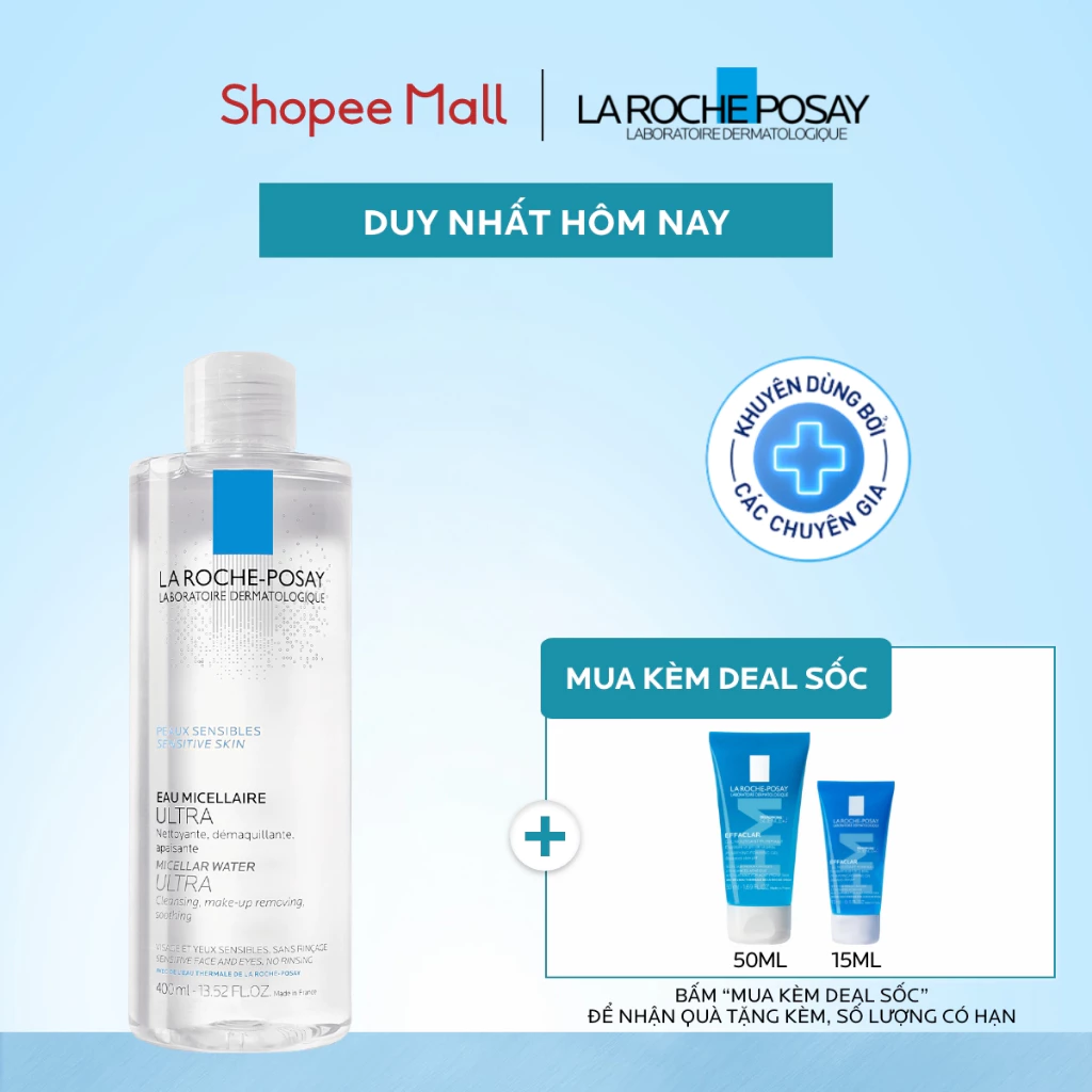 [VB Var] Nước tẩy trang La Roche-Posay dành cho mọi loại da 400ml