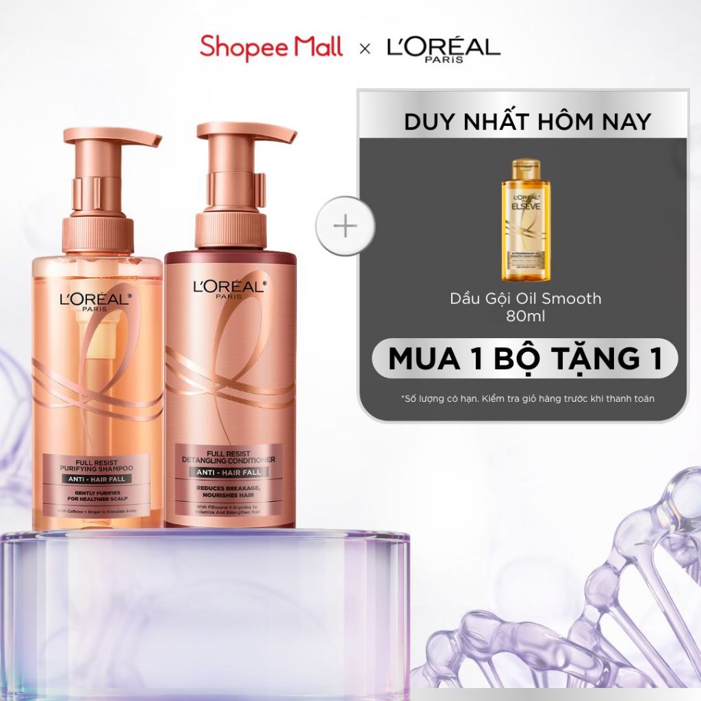 VB Bộ đôi dầu gội xả ngăn ngừa & giảm gãy rụng tóc, giúp tóc chắc khỏe hơn…