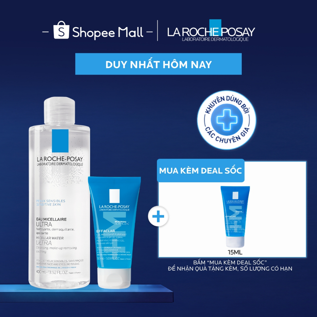 Nước tẩy trang cho da nhạy cảm La Roche-Posay Micellar Water Sensitive Skin…