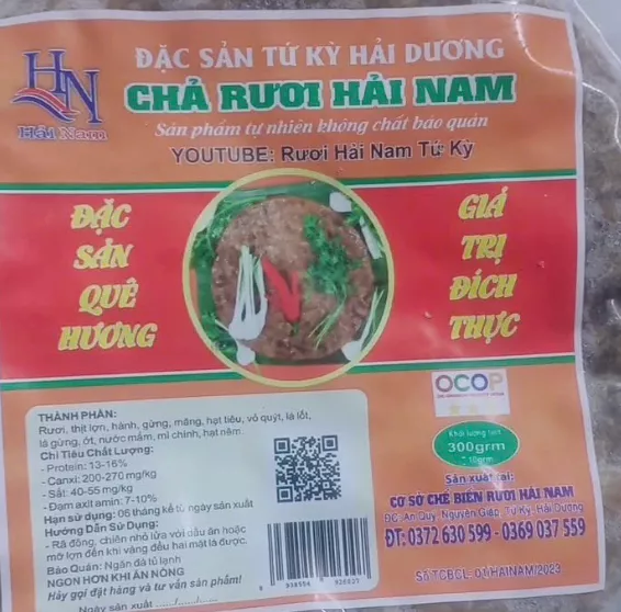 Hộ kinh doanh cơ sở chế biến rươi Hải Nam